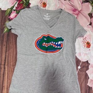 Fanatics Gray T-Shirt with Gator Logo Size Small